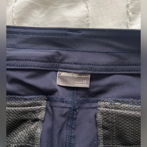 Eddie Bauer Sightscape Horizon Convertible Roll-Up Pants, Atlantic blue sz 12 - Picture 9 of 10